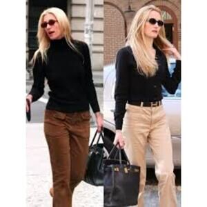 Banana Republic Black Button Down Shirt Size M Classic Workwear Staple Top